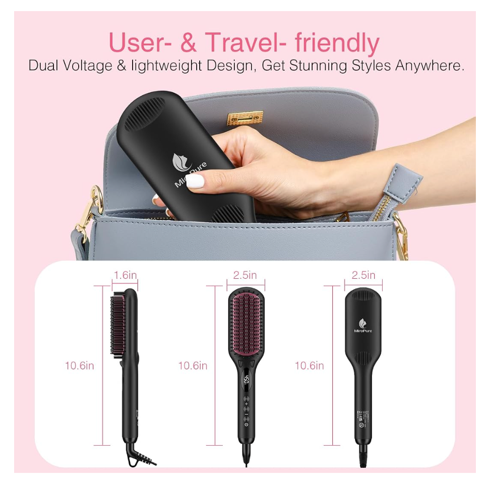 MiroPure Hair Straightener Brush