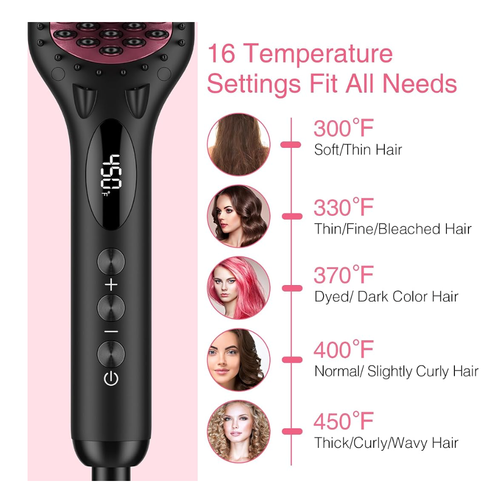 MiroPure Hair Straightener Brush